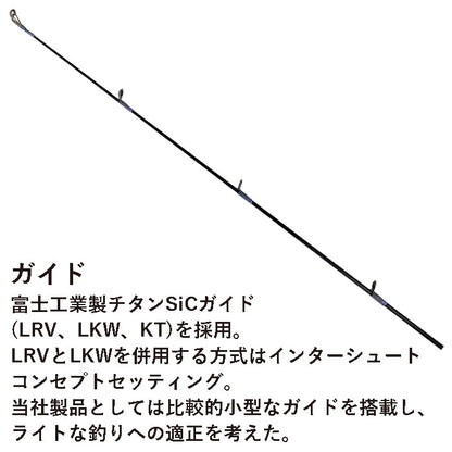 シーバスロッド ADAMAS B83L/M