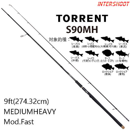 清流シーバスロッド TORRENT S90MH