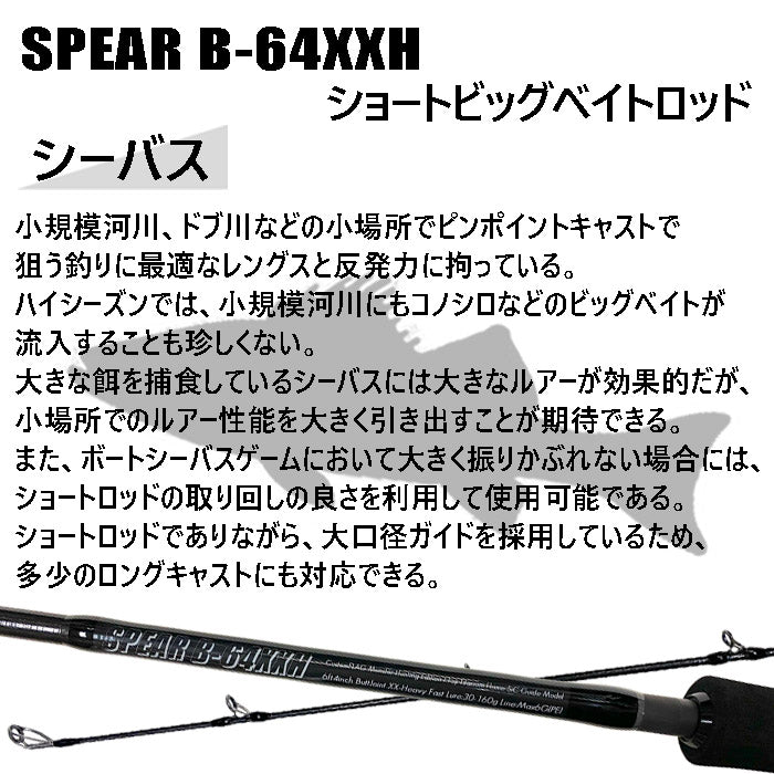ビッグベイトロッド SPEAR B-64XXH