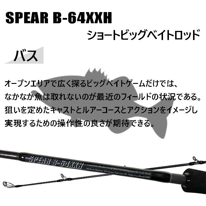 ビッグベイトロッド SPEAR B-64XXH